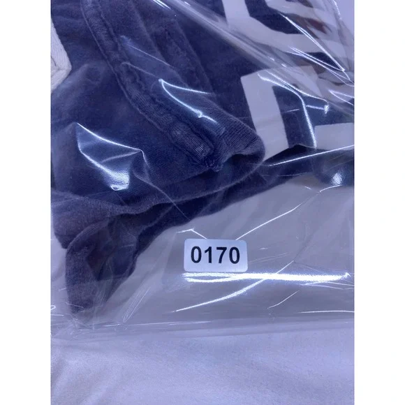 Abercrombie & Fitch Womens Navy Blue A&F Graphic T-Shirt Size L Slim Fit Cotton - Picture 7 of 7